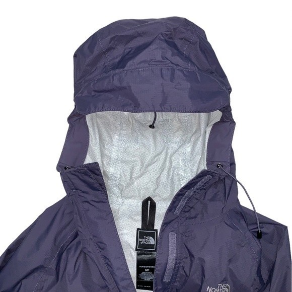 The North Face HyVent Lightweight Water-Resident Blue Hooded Fall Jacket - Picture 2 of 10